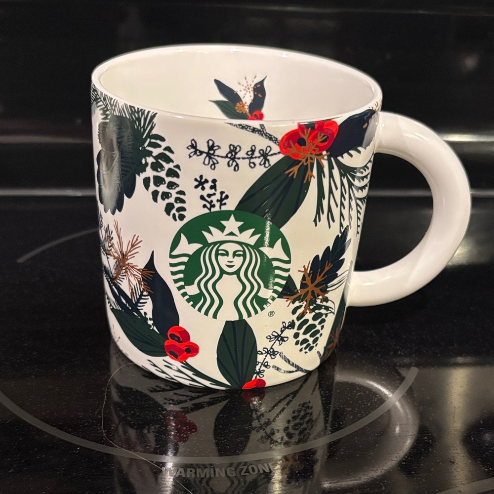 Starbucks Festive Green and Red Mug